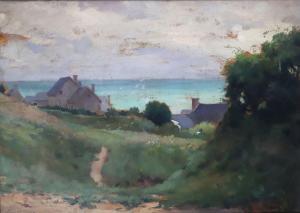 BAUDOUIN Paul Albert 1844-1931,Paysage de bord de mer,Bayeux Encheres FR 2023-12-10