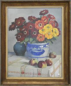 BAUDOUX Henri 1800-1900,Fleurs,Rops BE 2019-07-28