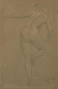 BAUDRY Paul 1828-1886,Etude de femme nue, vue de dos,Christie's GB 2019-03-27