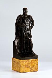 BAUER August 1868-1961,Stehender Adonis mit überdimensional großem Sc,1910,Auktionshaus Dr. Fischer 2011-12-03