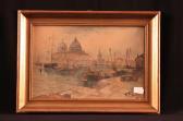 Bauer Frederick 1857,Venedig, Blick auf Santa Maria della Salute,1903,Auktionshaus Rieber 2010-03-22