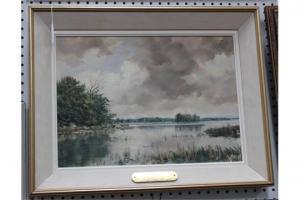BAUER Hubert 1900-1900,Soft Light on the Marshes,Tooveys Auction GB 2015-05-20