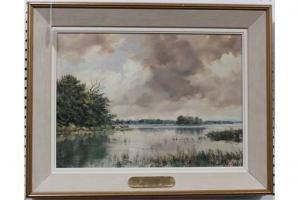 BAUER Hubert 1900-1900,Soft Light on the Marshes,Tooveys Auction GB 2015-07-15