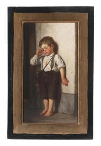 BAUER Josef Anton 1820-1904,The naughty boy,1894,Christie's GB 2012-01-24