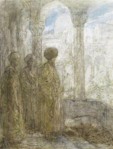 BAUER M 1800-1900,Arabian scene,Galerie Koller CH 2010-09-13