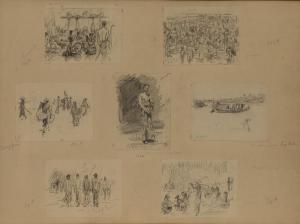BAUER Marius Alexander J 1867-1932,A gamelan orchestra II,Venduehuis NL 2023-11-16