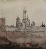 BAUER Marius Alexander J 1867-1932,View of a Russian monastery,Rosebery's GB 2012-12-18