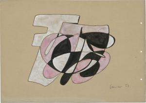 BAUER Victor 1902-1956,Komposition,1953,Galerie Bassenge DE 2023-12-01