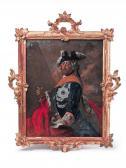 BAUHOF Johann Matthaus,Portrait of Frederick II in a giltwood frame,Lempertz DE 2016-04-30