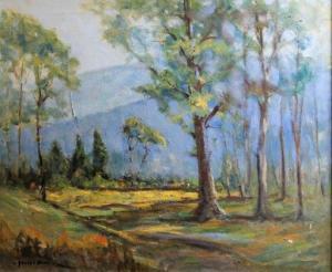 BAUM GEORGE 1884-1974,Summer Landscape,Wickliff & Associates US 2020-12-06