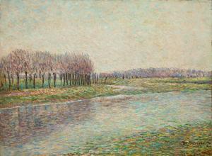 BAUM Paul 1859-1932,FLUSS MIT WEIDEN,1896,Villa Grisebach DE 2012-11-30