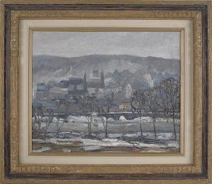 BAUM Walter Emerson 1884-1956,Landscape of the Lehigh Valley,Pook & Pook US 2012-10-27