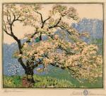 BAUMANN Gustave 1881-1971,Apple Blossoms,1917,Santa Fe Art Auction US 2023-11-10