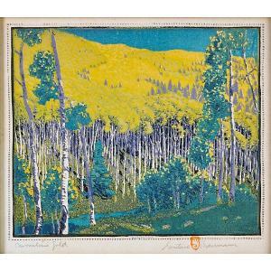 BAUMANN Gustave 1881-1971,Mountain Gold,1925,Rago Arts and Auction Center US 2015-10-17