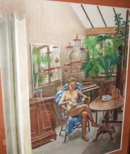 Baumas M,Femme nue assise dans un intérieur,Tajan FR 2007-07-10
