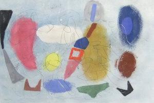 BAUMEISTER Friedrich Wilhelm 1889-1955,Untitled abstract composition,1952,Rosebery's GB 2011-09-13