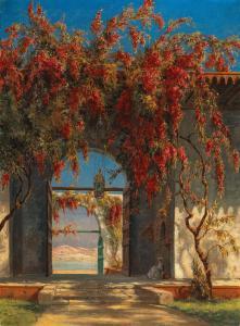 BAUMEISTER Hermann 1867-1942,Garden on the Banks of the River Jordan,Palais Dorotheum AT 2022-12-12