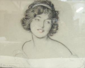 BAUMER Louise 1915,Portrait of a female,Eastbourne GB 2009-06-11