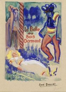 BAUMER Rene 1906-1982,La belle au bois dormant,Etienne de Baecque FR 2011-03-20