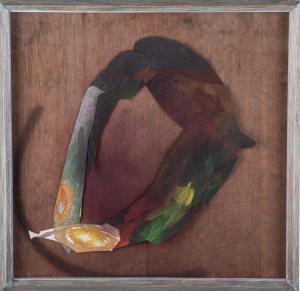 Baumgarten Bodo 1940-2022,Komposition auf Braun,2002,DAWO Auktionen DE 2023-07-15