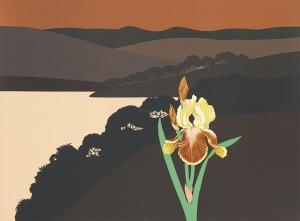 BAUMGARTNER KIMPY,Iris jaune devant le Paysage,Winterberg Arno DE 2022-10-22