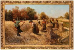 Baumgartner Stoiloff Adolf 1850-1924,Il lavoro nei campi,Wannenes Art Auctions IT 2023-11-29