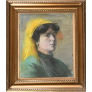 BAUMGARTNER Thomas 1892-1962,Portrait de femme,Herbette FR 2021-11-07
