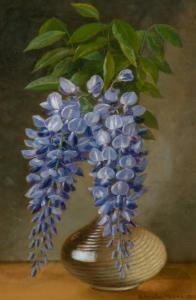 BAUMGRAS Peter 1827-1904,Wisteria in a Vase,1900,William Doyle US 2022-05-04