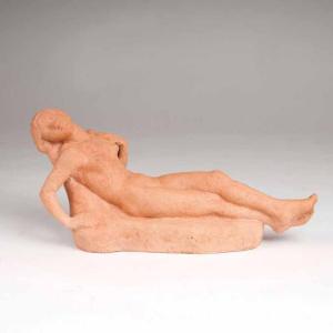 BAUROTH Richard,Reclining female nude,Stahl DE 2017-04-29