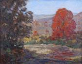 baus simon paul 1882-1969,Autumn landscape in Brown County,Wickliff & Associates US 2010-01-16