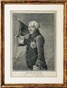 BAUSE Johann Friedrich 1738-1814,FRIDERICUS II Rex Borossorum,Reiner Dannenberg DE 2019-09-12