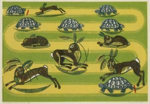 BAWDEN Edward 1903-1989,THE HARE AND THE TORTOISE,1970,Sworders GB 2016-04-12