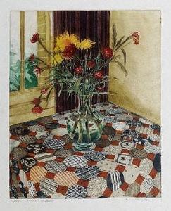 BAWDEN Richard 1936,Flowers & Patchwork,Rosebery's GB 2014-10-04