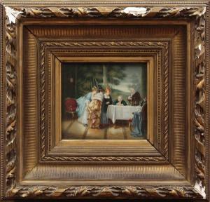 BAWOROWSKI Anton Carl 1853-1927,A Bit of Gossip,Clars Auction Gallery US 2011-06-12