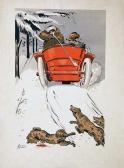 Baxon 1900-1900,Chasse Aux Loups,1900,Millon & Associés FR 2020-02-26