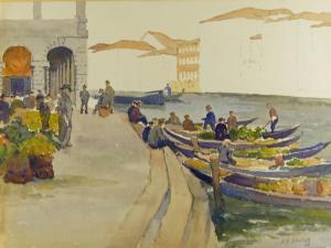 BAXTER Alfred Ernest 1878-1936,Boats on the water,Rosebery's GB 2022-12-14