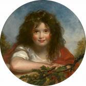 BAXTER Charles 1809-1879,Bildnis eines Mädchens mit Eichenlaubzweig,Galerie Bassenge DE 2020-06-03
