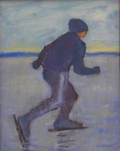 BAXTER David 1942,Ice Skater,Rowley Fine Art Auctioneers GB 2022-03-12