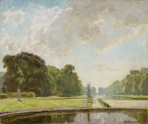 BAYERLEIN Fritz 1872-1955,In the Nymphenburg Palace Park,Van Ham DE 2021-11-18