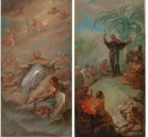 BAYEU Y SUBIAS Ramón 1746-1793,The Apotheosis of Saint Peter (?); Sai,18th Century,Palais Dorotheum 2022-11-10