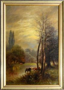 BAYFORD William 1800-1800,Cattle Watering from a river,Halls GB 2021-08-04