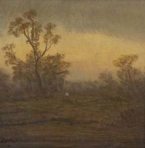 BAYLIES William 1859-1934,landscape,Quinn's US 2012-12-08