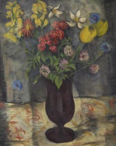 BAYLINSON Abraham Solomon 1882-1950,Floral Still Life,1931,Shapiro Auctions US 2022-10-15