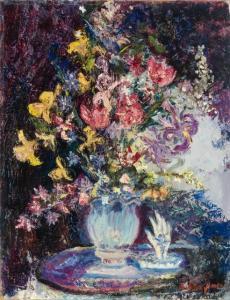 BAYLINSON Abraham Solomon 1882-1950,Floral Still Life,William Doyle US 2022-07-28