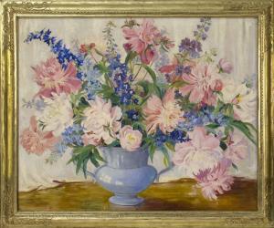 BAYLOR Edna Ellis 1882-1966,Floral still life,Eldred's US 2016-06-23