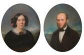 BAZIN Charles L 1802-1859,Portraits en buste,1858,Joron-Derem FR 2021-03-18