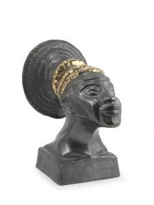 BAZIN François 1897-1956,Tête de femme Mangbetu,Adjug'art FR 2023-10-31