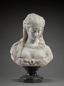 BAZZANTI Pietro 1842-1881,Bust of Sulamitide,Sotheby's GB 2023-12-13