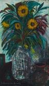 BEACH Sara Berman 1897-1978,Floral still life in a clear vase,John Moran Auctioneers US 2020-10-20