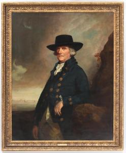 BEACH Thomas 1738-1806,portrait of Captain William Hansford,South Bay US 2021-10-30